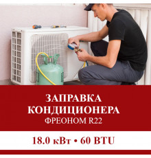 Заправка кондиционера Pioneer фреоном R22 до 18.0 кВт (60 BTU)